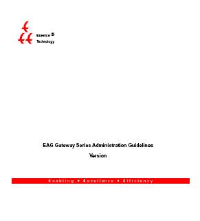 EAG VoIP Gateway User's Manual