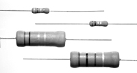 Resistor, hole resistors, metal film resistors