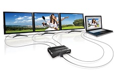 Matrox, TripleHead2Go Digital SE Multi-monitor Adapter, Thunderbolt, triple-monitor