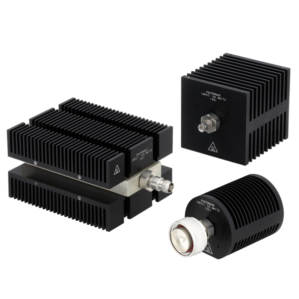 Medium and High Power RF Loads come in 25 Watt, 50 Watt and 100 Watt models